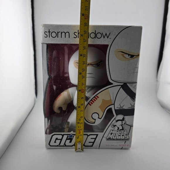 2008 Hasbro Mighty Muggs G.I. Joe Storm Shadow‎ with Sword Vinyl Figure NEW - Picture 8 of 8